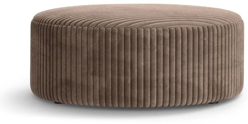 Hnedý menčestrový taburet Dia – Micadoni