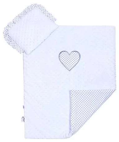 NEW BABY Perinky do kočíka z Minky New Baby biela