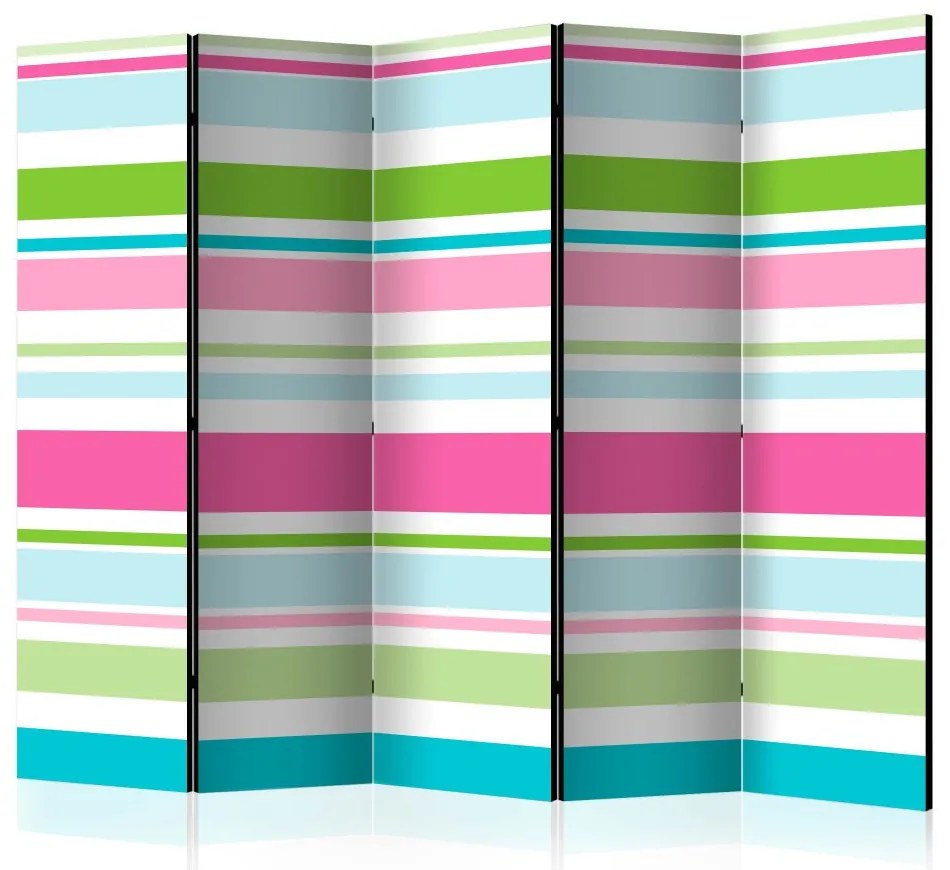 Artgeist Paraván - Bright stripes [Room Dividers]