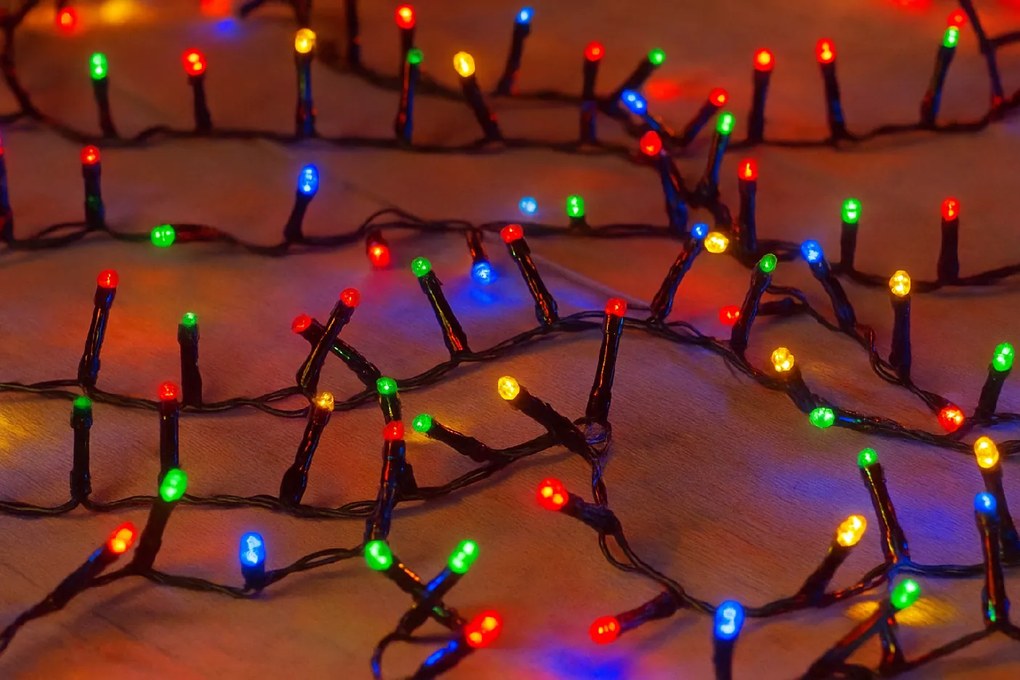 Vianočné svetielka vnútorné multicolor 1000 LED