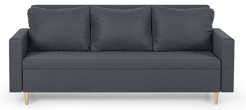 Trojmiestna pohovka s funkciou spania KENO Sivá