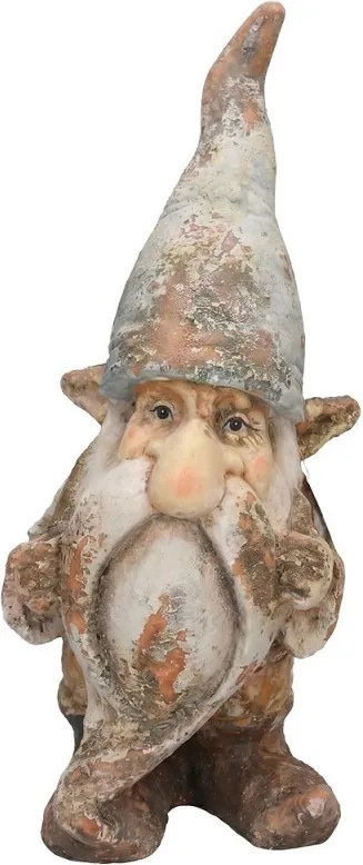 Záhradná dekorácia trpaslík Gnome v antik štýle - 28*22*58 cm