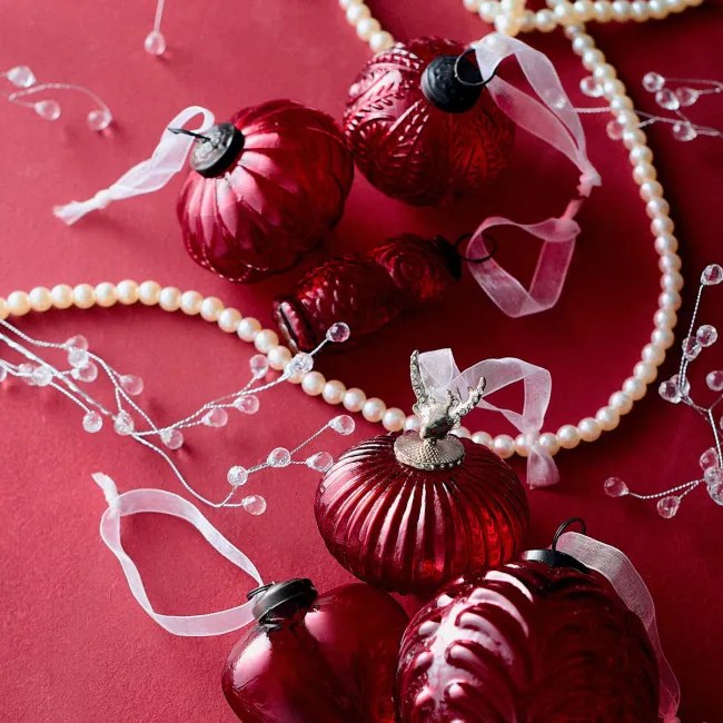 Závesná vianočná dekorácia INDIS červená 712241