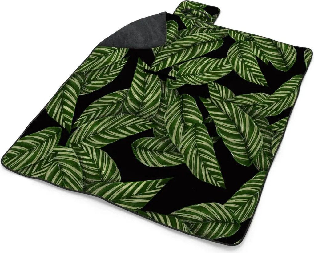 Sablio Plážová deka Abstrakcia listov: 200x140 cm