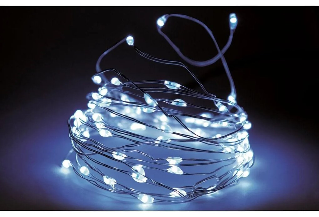 Světelný LED řetěz s časovačem Colton 2390 cm studený bílý