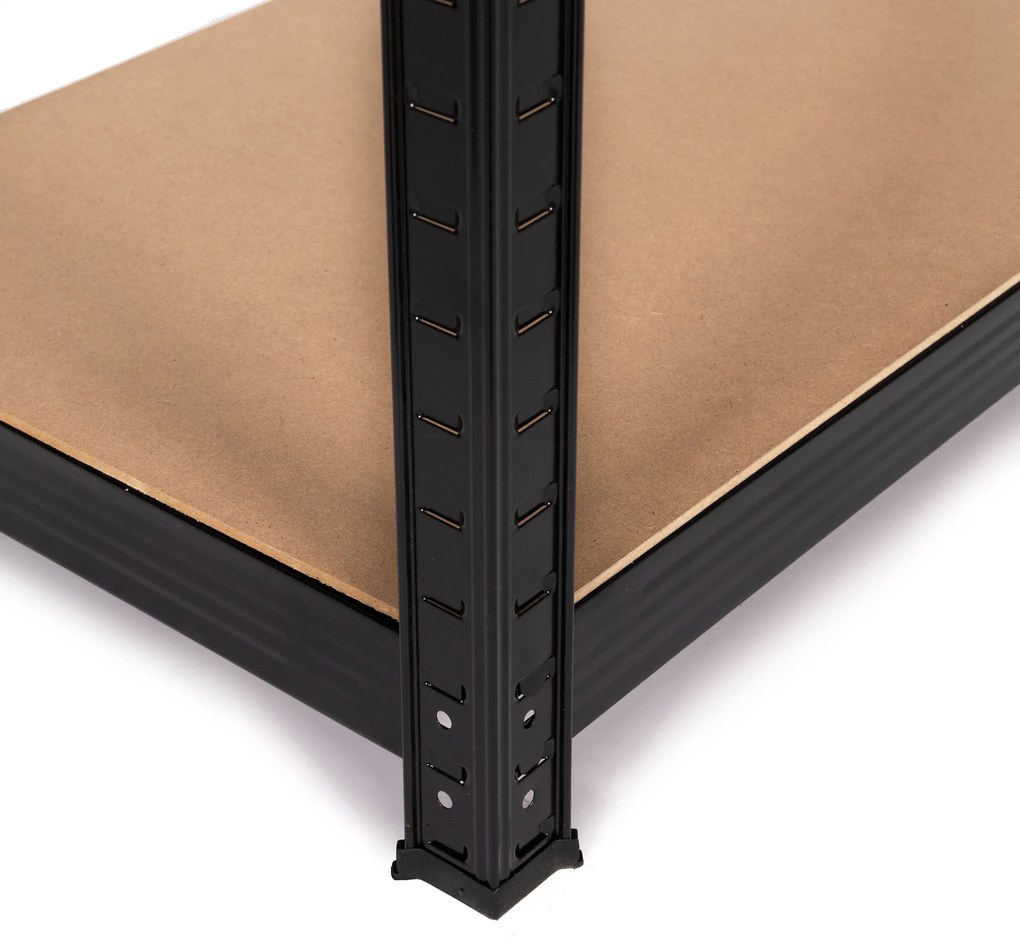ModernHome Kovový úložný regál 180x90x40 cm - 5 políc, 875 kg ModernHome