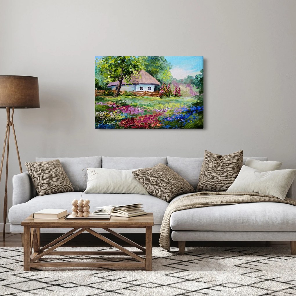 Obraz - Chalupa (90x60 cm)