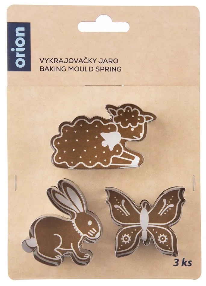 Orion Vykrajovadlo nehrdz. oceľ jar II 3 ks