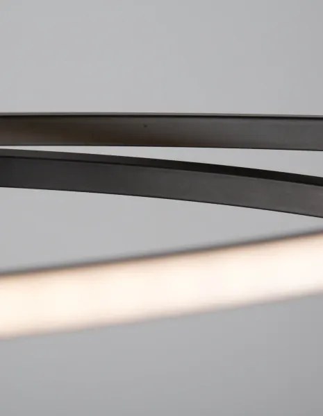 LED stropné svietidlo Viareggio 60 čierne