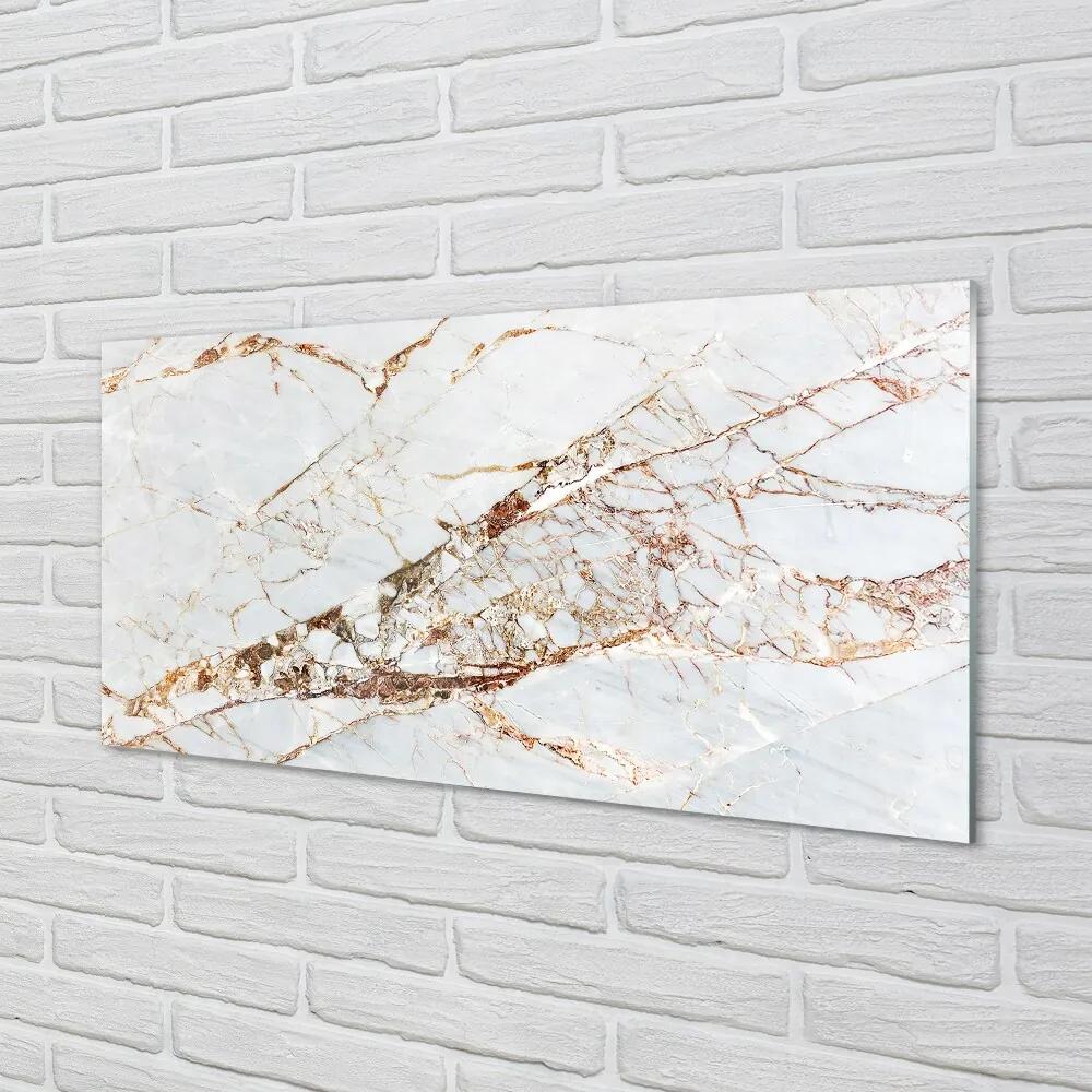 Obraz na skle Marble kamenný múr 125x50 cm