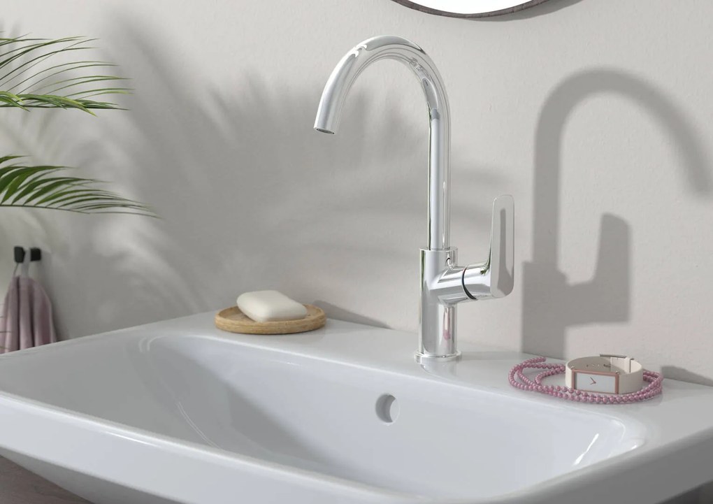 Hansgrohe Logis, umývadlová batéria s výpustom, chrómová, HAN-71130000
