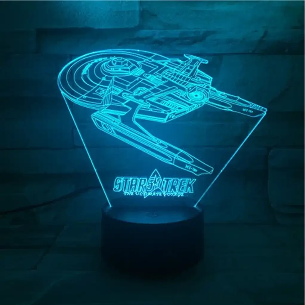 3Dmix 3DL-SMRT012 – 3D LED nočná lampa - Star Trek (Smart)