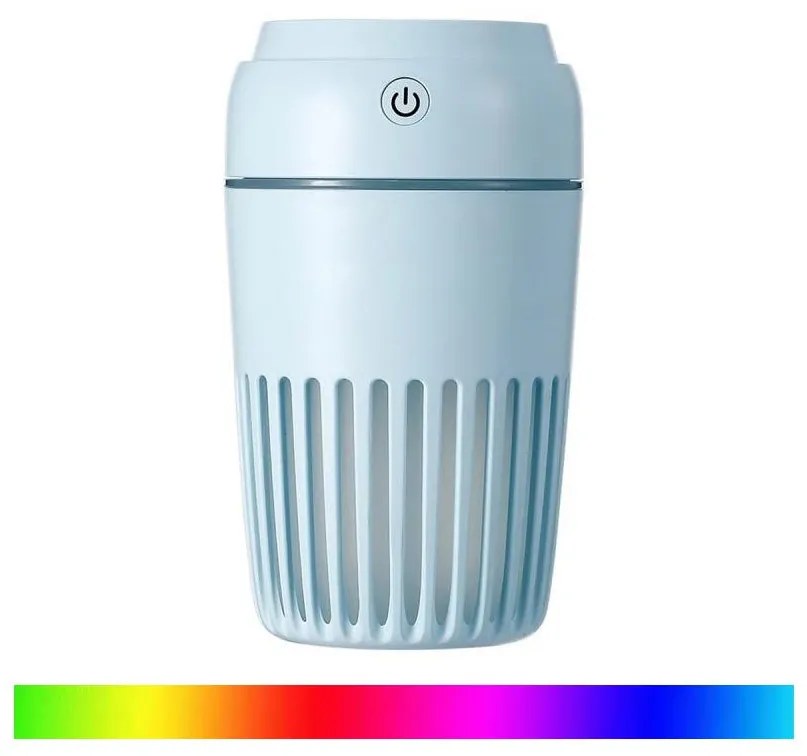 LED RGB Zvlhčovač vzduchu 300 ml LED/2W/5V modrá