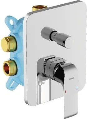 Ravak FLAT sprchová a vaňová batéria bez podomietkového telesa chróm X070123