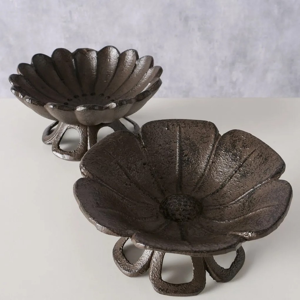 BOLTZE Napájadlo pre vtáky Marilla2, 7x15 cm, kov, hnedá