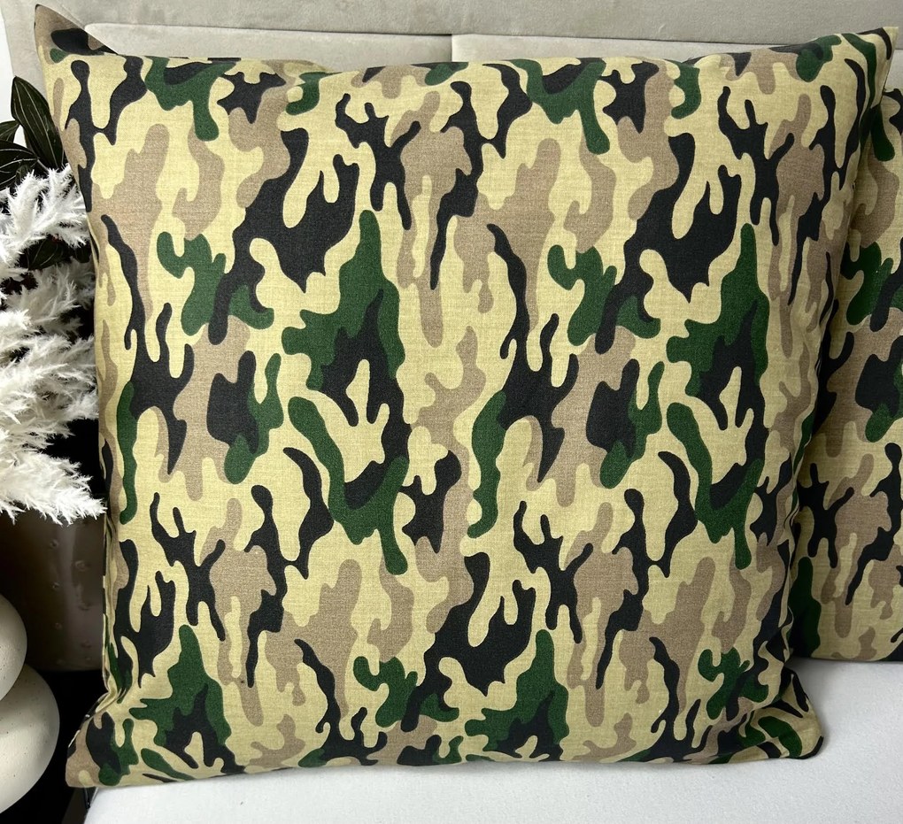 INTERMEDIC SK Obliečka na vankúšik Army Green 40x40cm