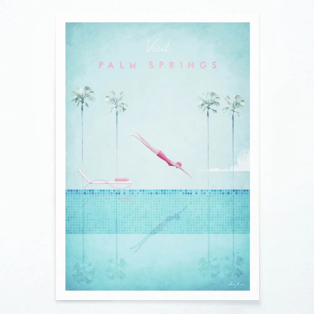 Plagát Travelposter Palm Springs, A3