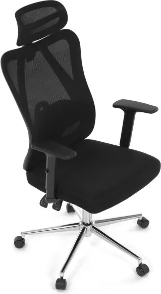 Kancelárska stolička čierna KA-R216 BK
