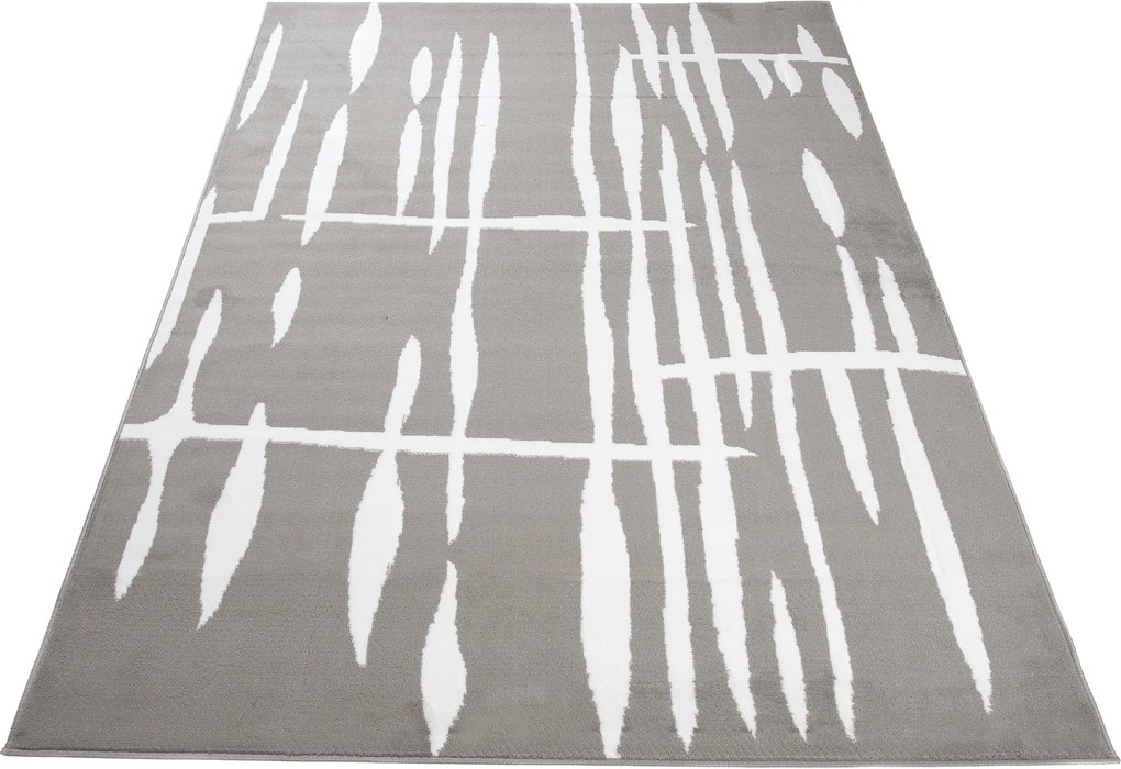 TA Koberec T967A SIVÁ LACNÁ PP CRM Rozmer: 80x150 cm