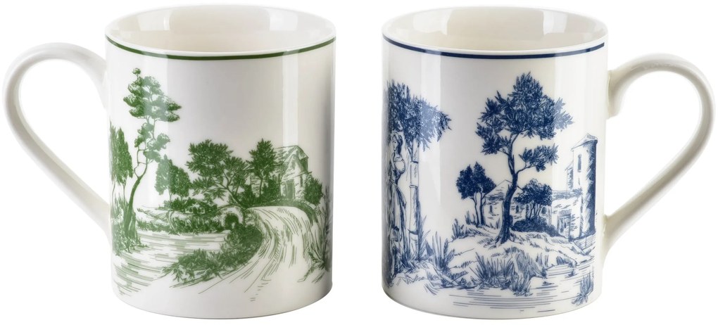 Súprava 2 ks hrnčekov COLORATO II 2x 400 ml viacfarebná