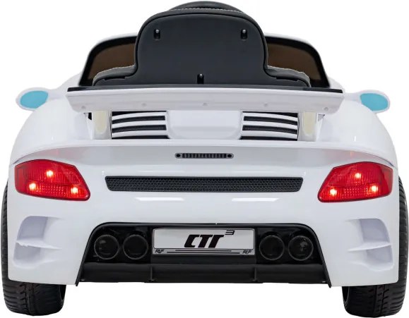 Elektrické autíčko RUF CTR3 biele