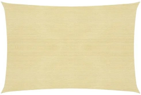 vidaXL Tieniaca plachta 160 g/m², béžová 4x7 m, HDPE-