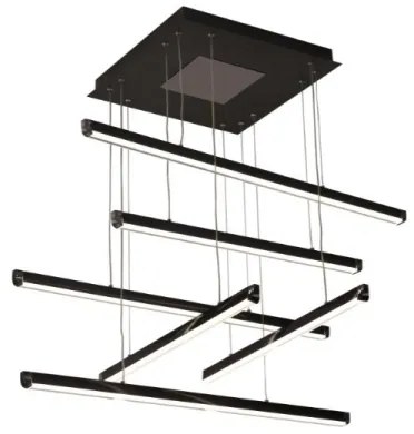 LED Stmievateľný luster na lanku LED/100W/230V 3000-6500K + diaľkové ovládanie