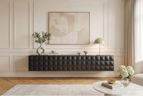 TV-skrinka 47768 Vulcano 160cm Drevo Mango - Komfort-nábytok