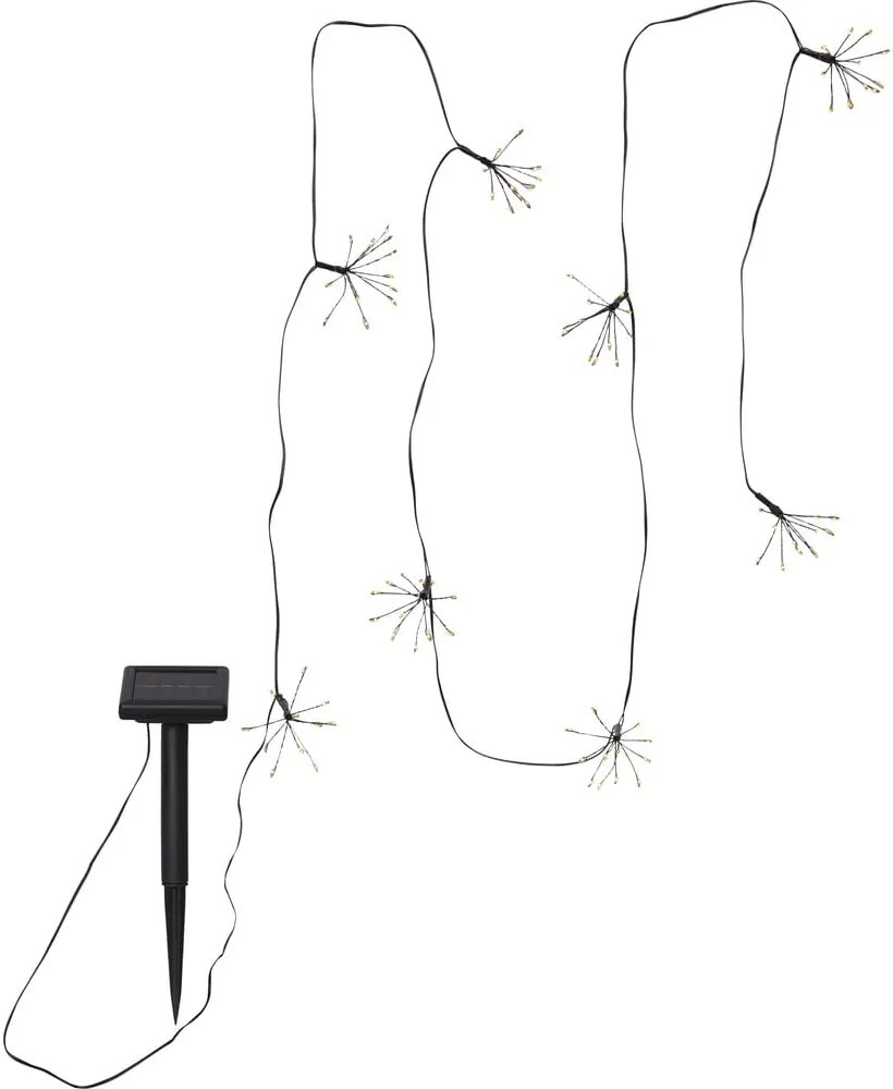 Vonkajšia solárna LED svetelná reťaz Star Trading Firework Solar, dĺžka 2,1 m