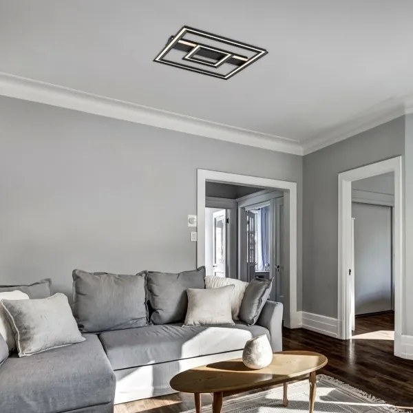 Rabalux 71071 - LED stropné svietidlo SIDONA LED/48W/230V 3000K čierne