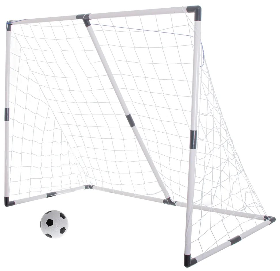 KIK Detská futbalová bránka 2v1 KIK, skladacia, 185 × 120 × 70 cm s loptou a pumpou