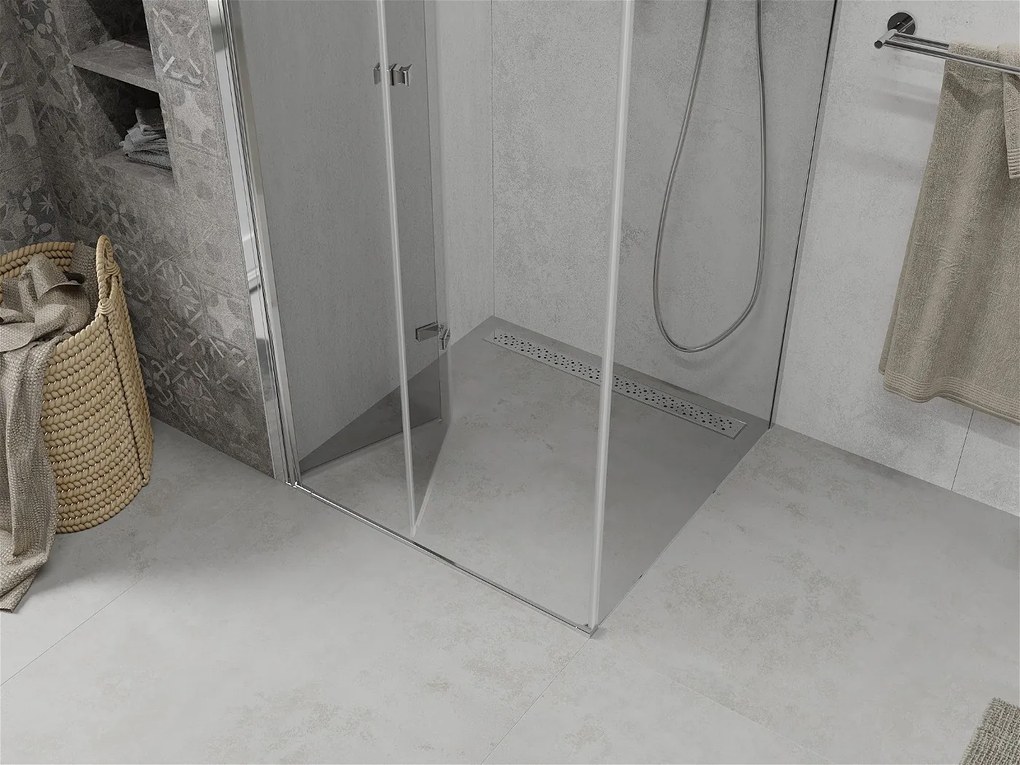 Mexen Lima sprchovací kút 80x80cm, 6mm sklo, chrómový profil-číre sklo, 856-080-080-01-00