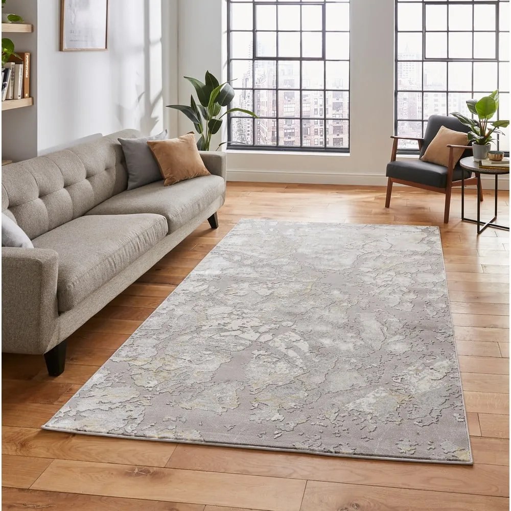 Šedý/v zlatej farbe koberec 220x160 cm Apollo - Think Rugs