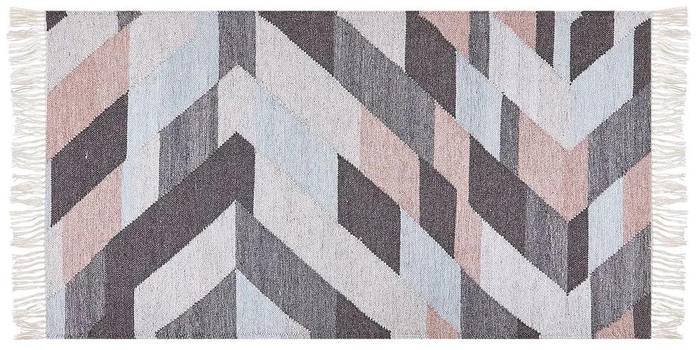 Jutový koberec 80 x 150 cm viacfarebný NAKKAS Beliani