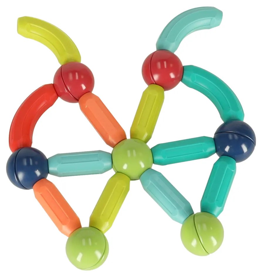 KIK Magnetické kocky pre malé deti 25 prvkov