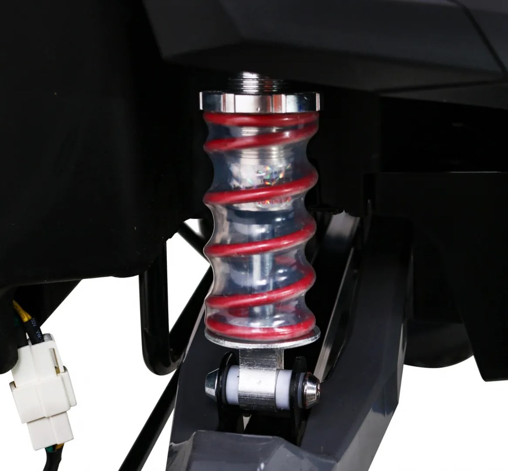 Ramiz Elektrická bugina UTV-MX pre deti červená + pohon 4x4 + diaľkové ovládanie + LED a audio + úložný priestor + EVA + pomalý štart