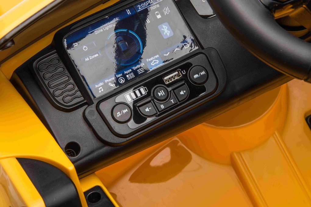 Elektrické autíčko Ford Ranger LIFT RAMIZ PA.707 - žlté