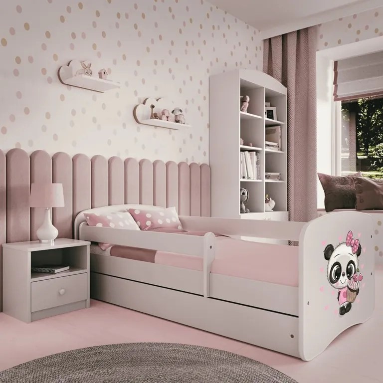 Detská posteľ Babydreams panda biela