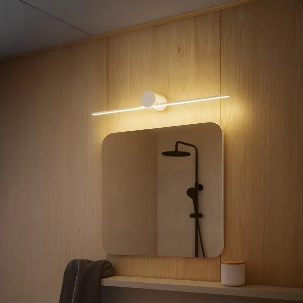 LED kúpeľňové osvetlenie zrkadla ARTIST LED/9W/230V 60 cm IP44 biela