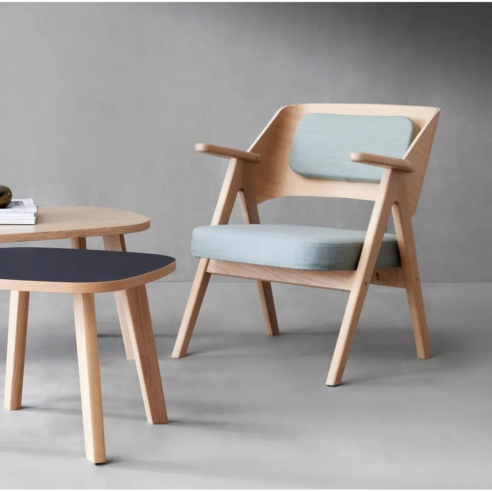 Svetlozelené dubové kreslo Findahl by Hammel