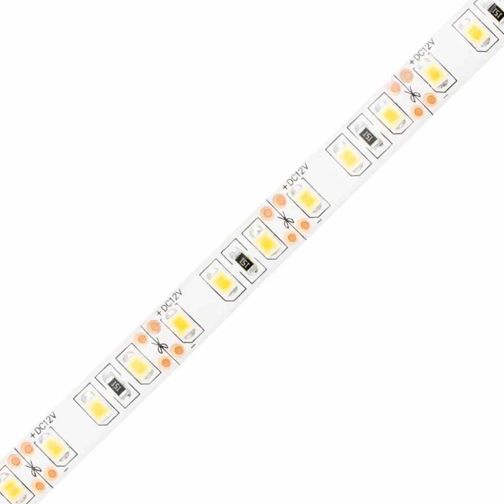 LED pásik 12V 48W 600LED 2835 teplý IP65 8mm 5m