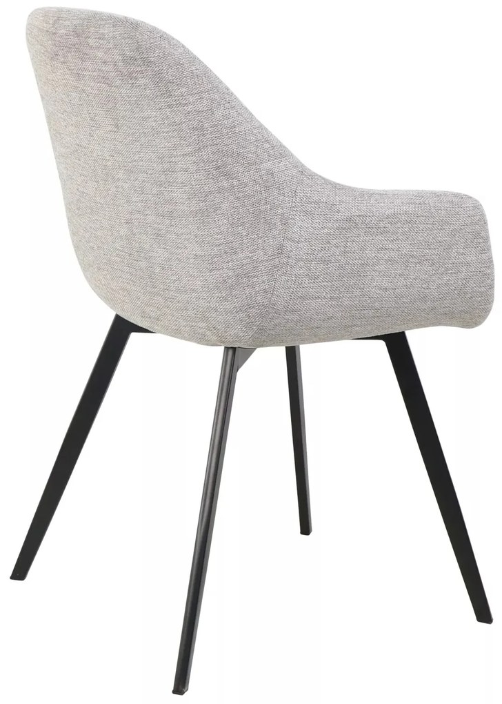 Jídelní křeslo Vinto Brego šedé/černé