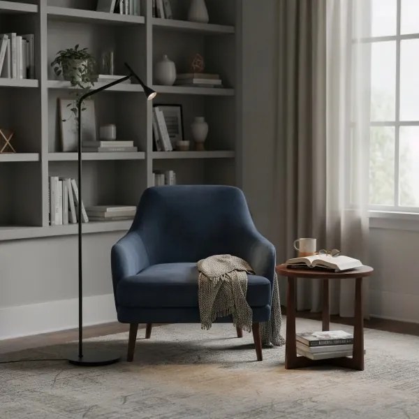 Ideal Lux - LED Stojacia lampa DIESIS LED/4,5W/230V CRI 95 čierna