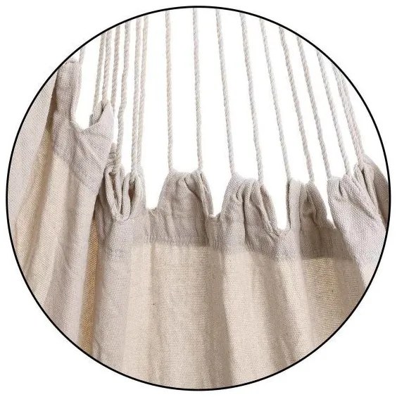 InternetovaZahrada Závesné kreslo - krémové