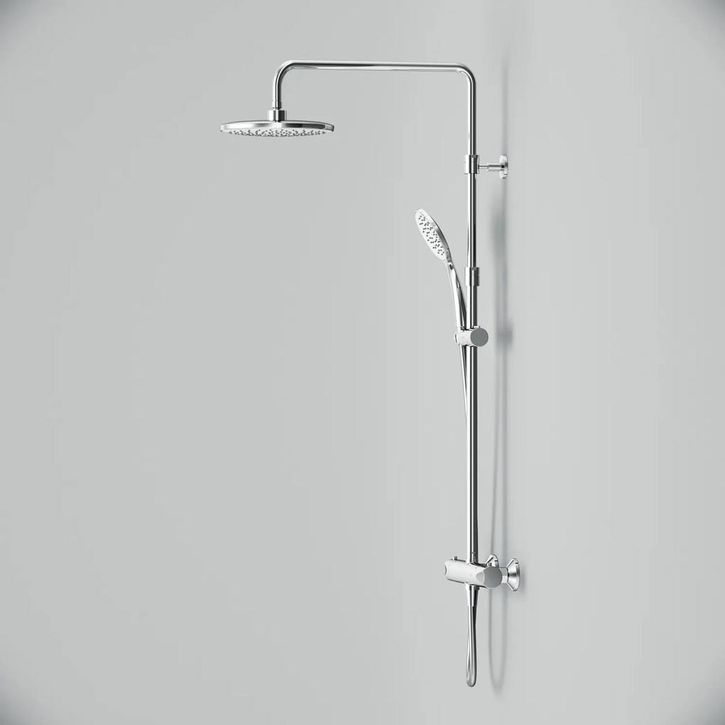 Sprchový systém AM.PM Hit F07TA400 s termostatickou sprchovou batériou, chróm
