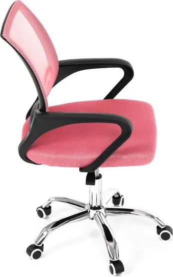 Detská otočná stolička ružová KA-L103 PINK
