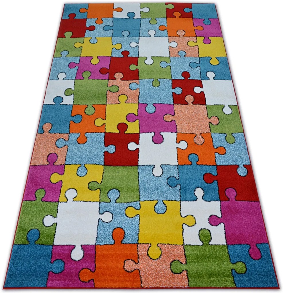 3kraft Dětský koberec MULTICOLOR PUZZLE barevné