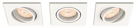 Philips 50193/31/PN Enneper 3SET SVIET. podhľadové GU10 3x5,5W, bez zdroja, biela, hranaté
