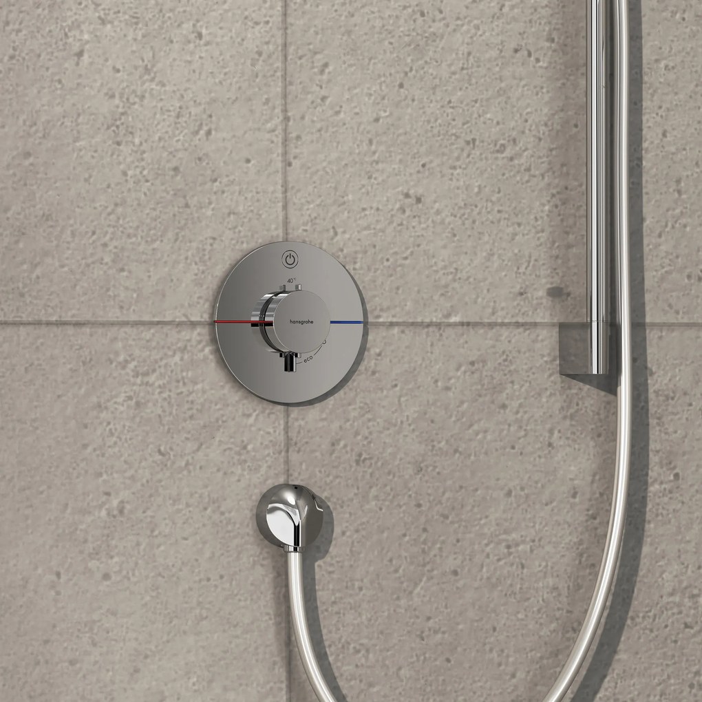 Hansgrohe ShowerSelect Comfort S, termostat pod omietku pre 1 spotrebič, chrómová, HAN-15553000