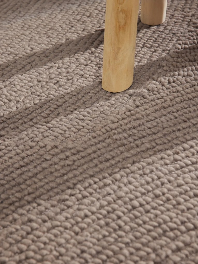 Hanse Home 200x200 (priemer) kruh cm Kusový koberec Calmio 106219 Taupe kruh, hnedá, obývacia izba